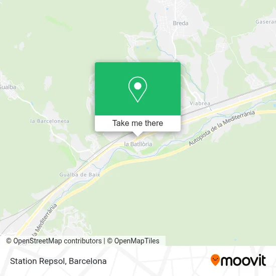 Station Repsol map