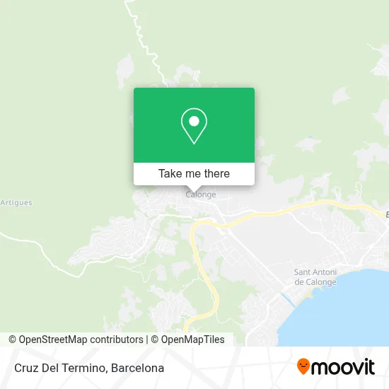 Cruz Del Termino map