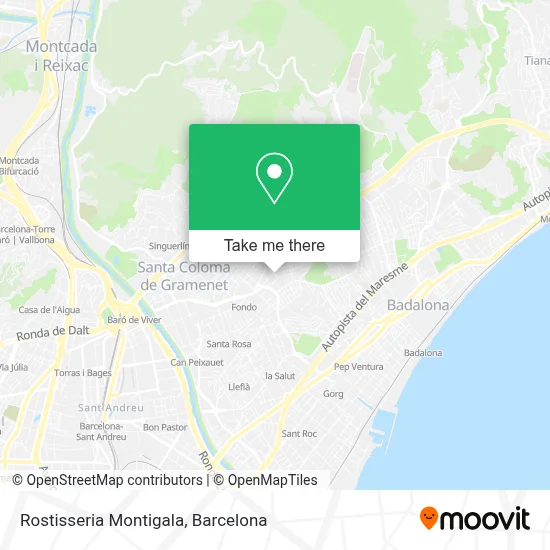 Rostisseria Montigala map
