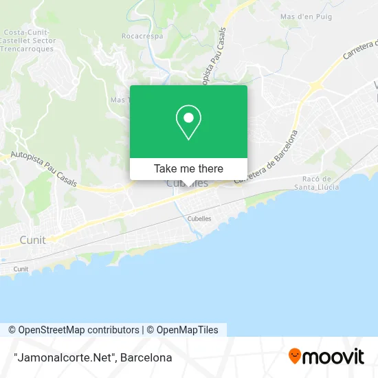 "Jamonalcorte.Net" map