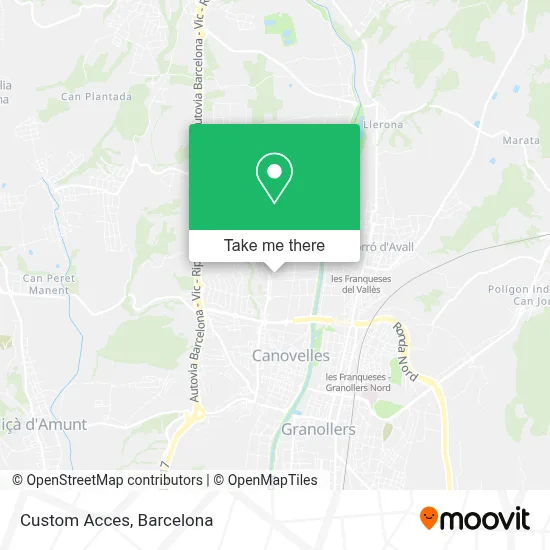 Custom Acces map