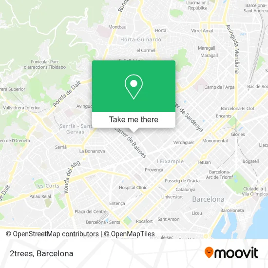 2trees map