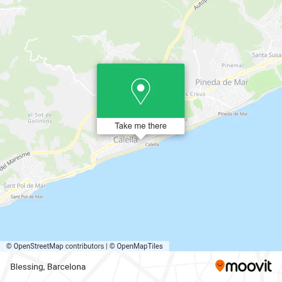 Blessing map