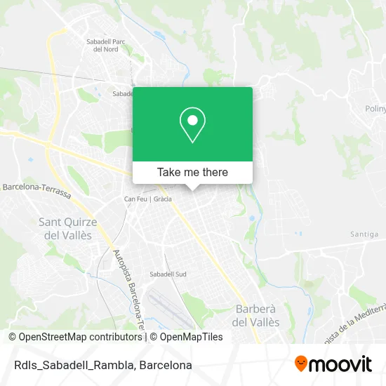 Rdls_Sabadell_Rambla map