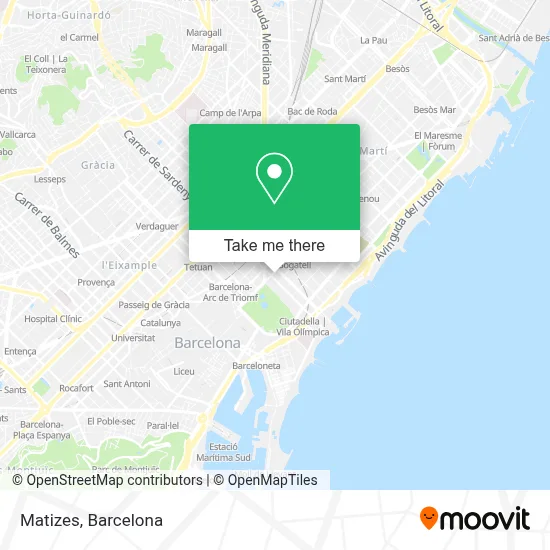Matizes map