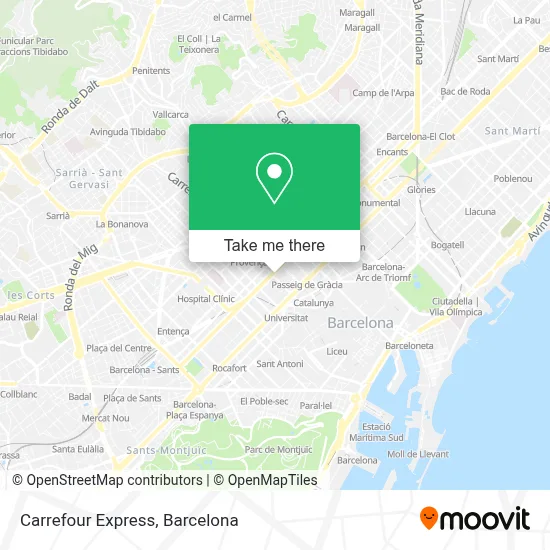 Carrefour Express map