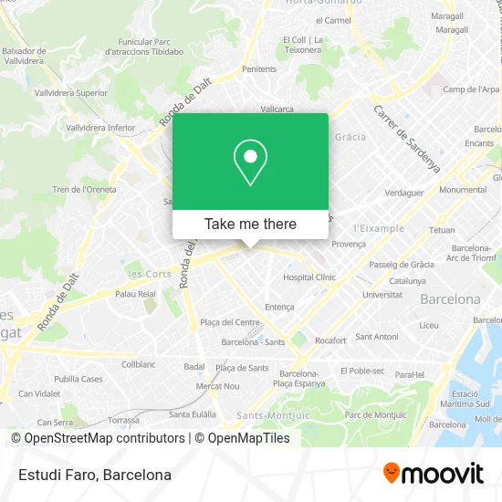 Estudi Faro map