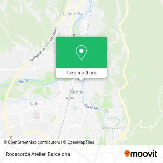 Rocacorba Atelier map