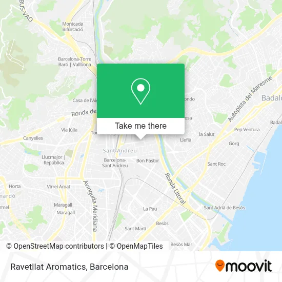 Ravetllat Aromatics map