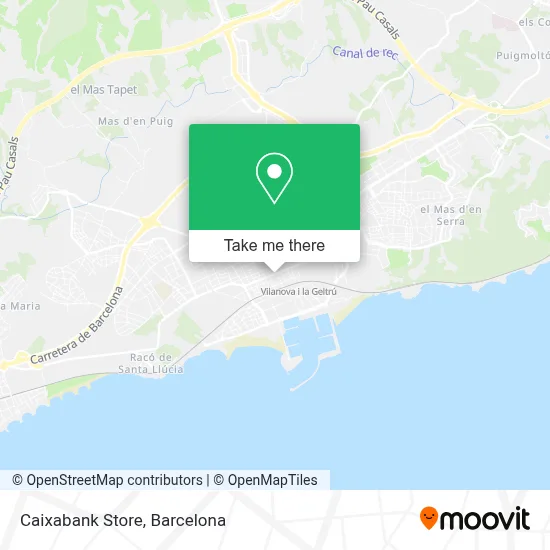 Caixabank Store map