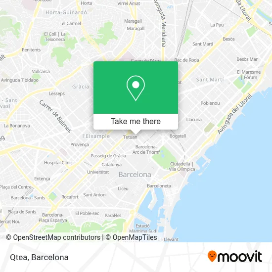 Qtea map