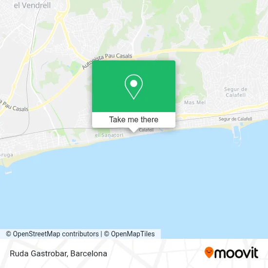Ruda Gastrobar map