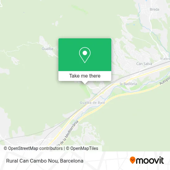 Rural Can Cambo Nou map
