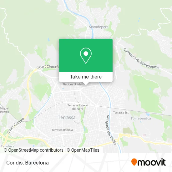 mapa Condis