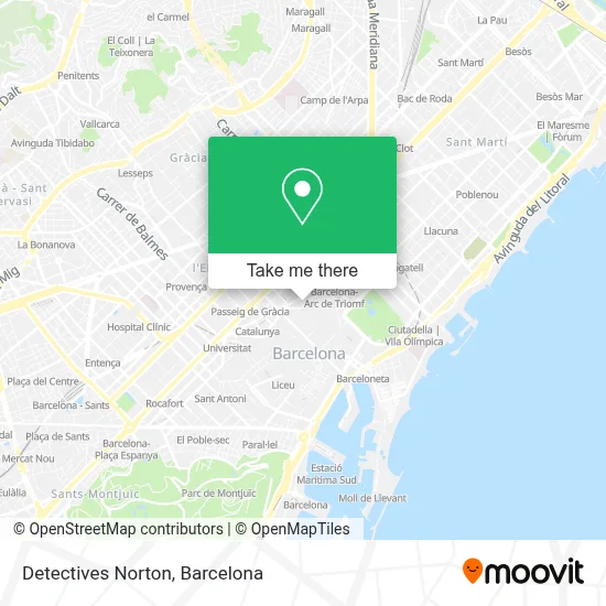 Detectives Norton map