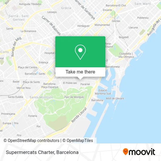 Supermercats Charter map