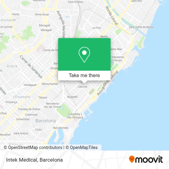 Intek Medical map
