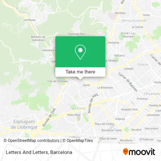 Letters And Letters map
