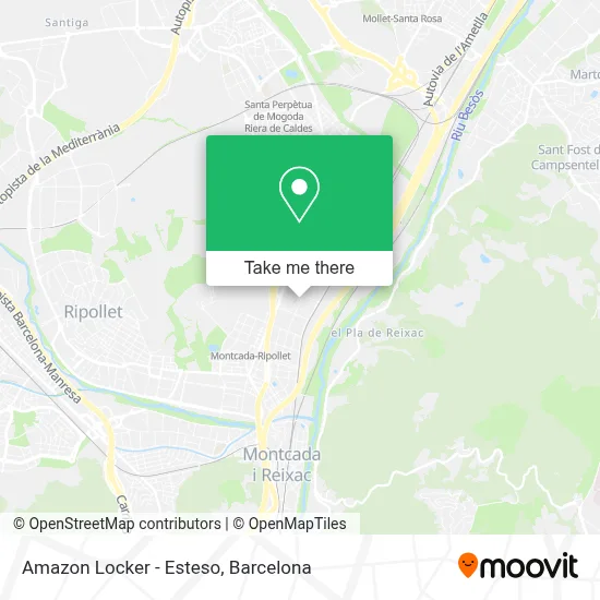 Amazon Locker - Esteso map