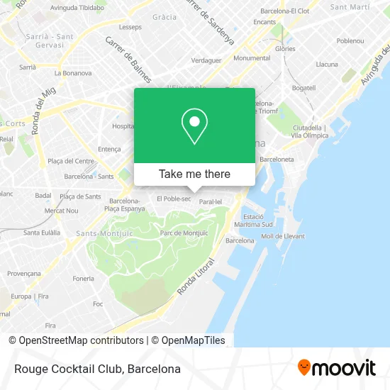 Rouge Cocktail Club map