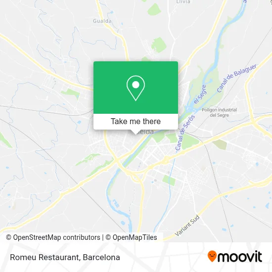 Romeu Restaurant map