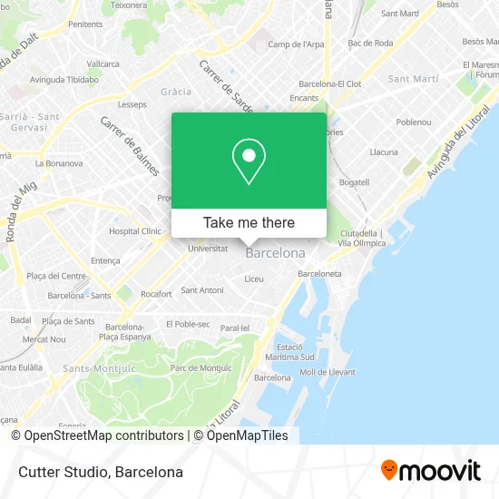 Cutter Studio map