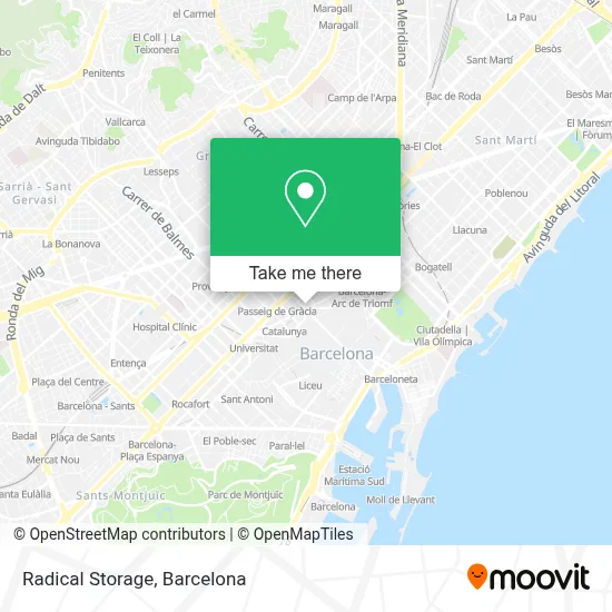 Radical Storage map