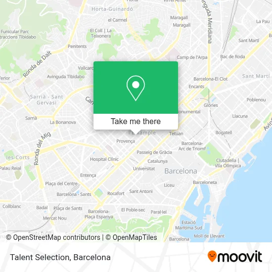 Talent Selection map