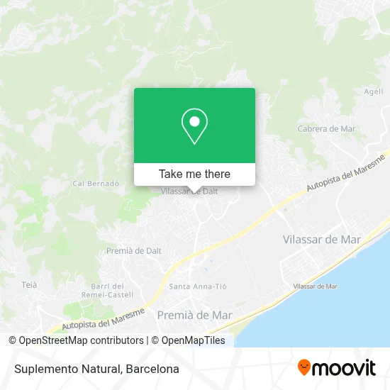 Suplemento Natural map