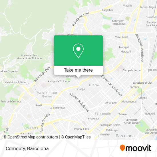 Comduty map