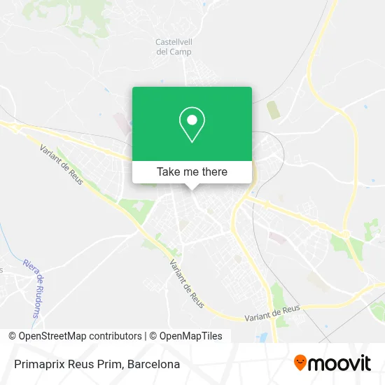 Primaprix Reus Prim map