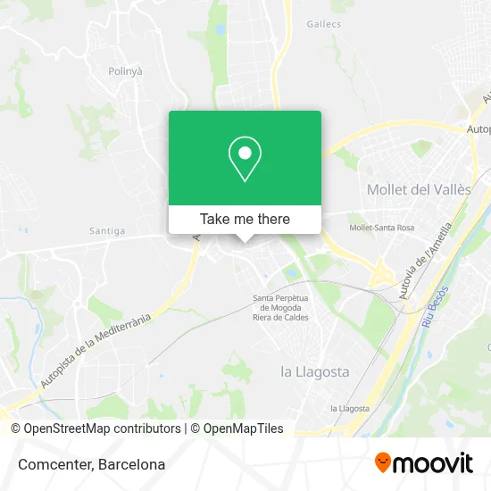 Comcenter map