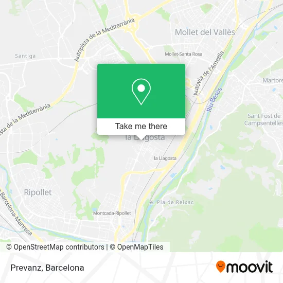 Prevanz map