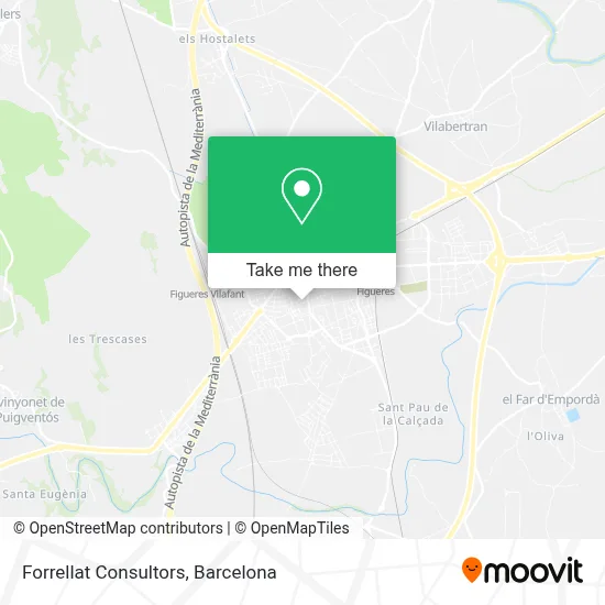 Forrellat Consultors map