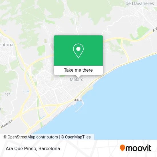 Ara Que Pinso map