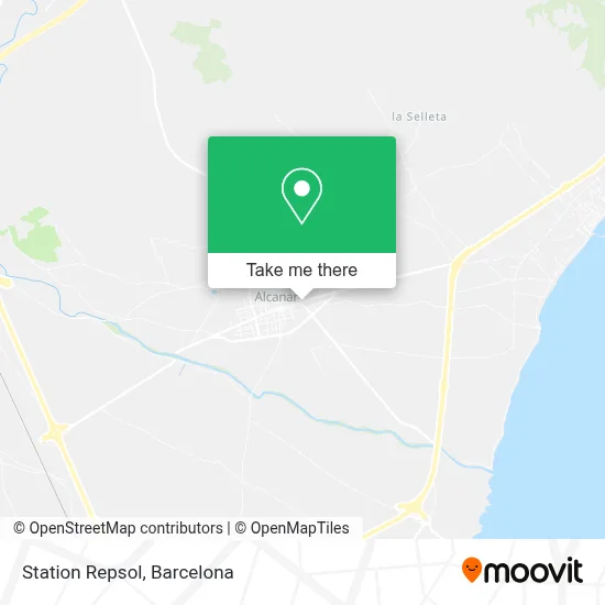 Station Repsol map