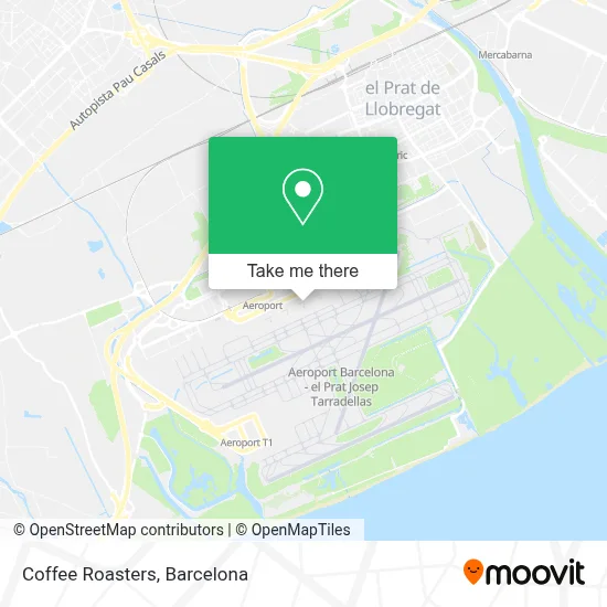 Coffee Roasters map