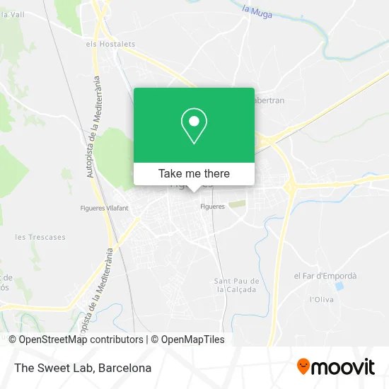 The Sweet Lab map