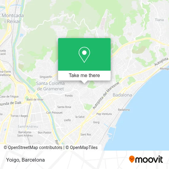 Yoigo map