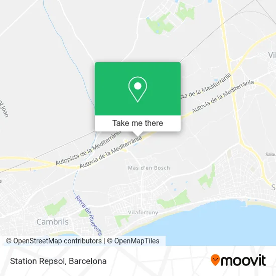 Station Repsol map