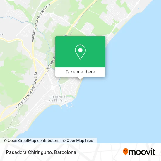 Pasadera Chiringuito map