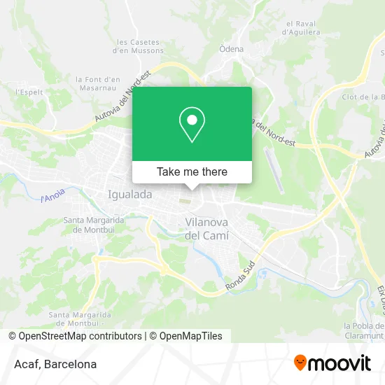 Acaf map