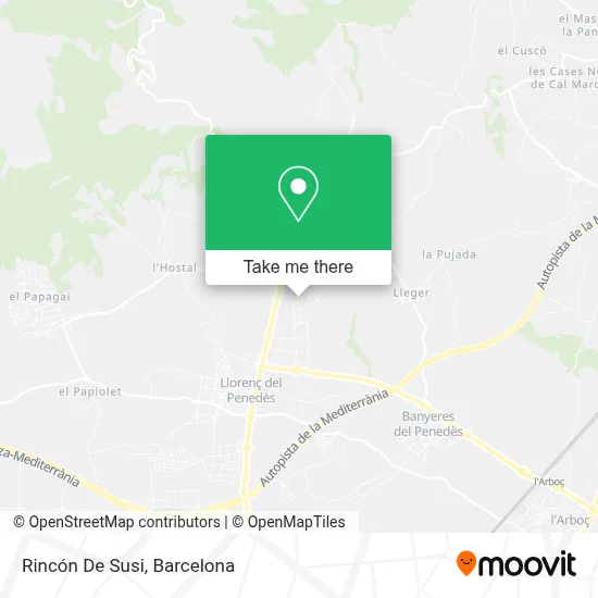 Rincón De Susi map