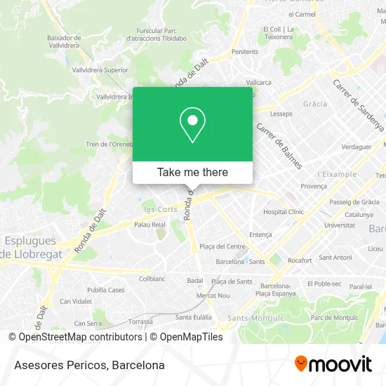 Asesores Pericos map