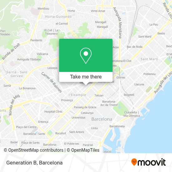 mapa Generation B