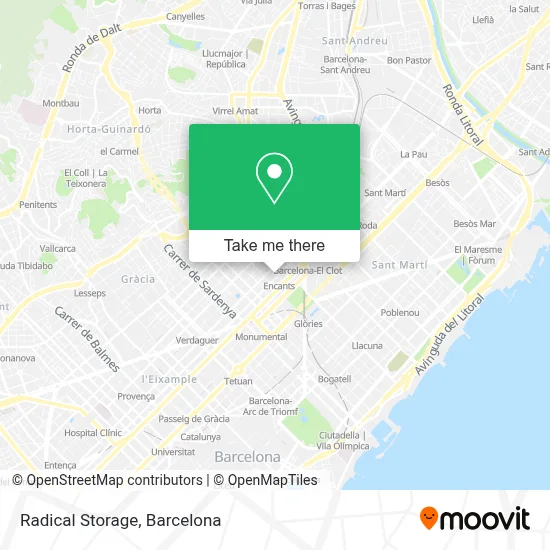 Radical Storage map