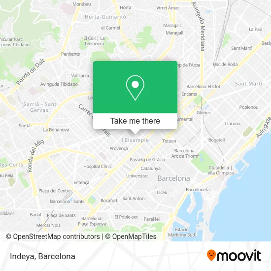 Indeya map
