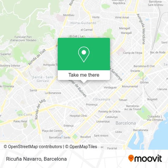 Ricuña Navarro map
