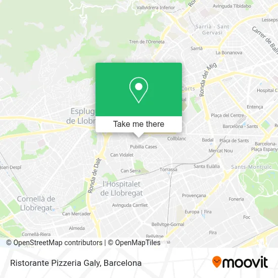Ristorante Pizzeria Galy map
