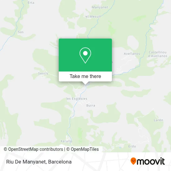 Riu De Manyanet map